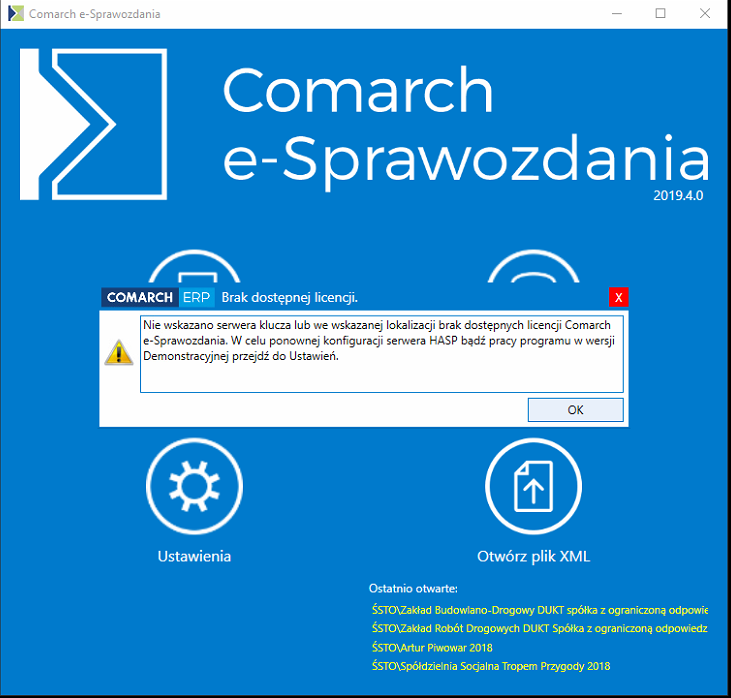 E-sprawozdania - Problem Z Logowaniem - Społeczność ERP