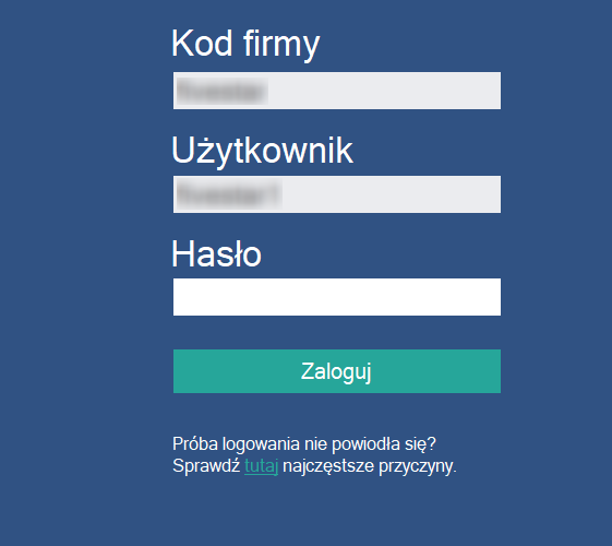 Optima Log In Optima SaaS aplikacja i dane do logowania - Społeczność ERP